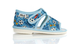 1S Manik papu�e modr� futbal