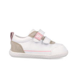Garval�n celoro�n� obuv blanco y rosa