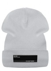 IM NOT BEBE iapka flis light grey