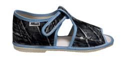 1S Manik papue denim modr