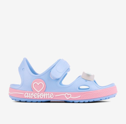 8862 Coqui Sandle Lt. Elemental blue/Fondant pink