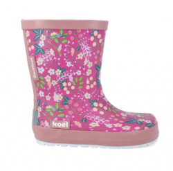 KOEL4kids barefoot gumky fuchsia kvetinov (V)